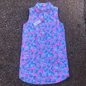 NWT Vineyard Vines Shirt Dress, size 8